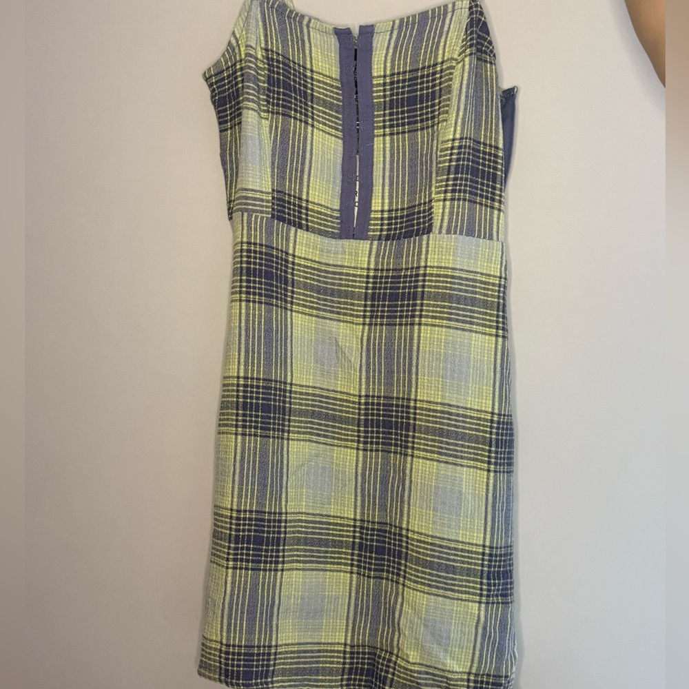 Plaid Sleeveless Dress